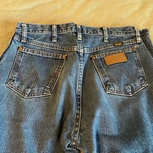 Wrangler blue jeans